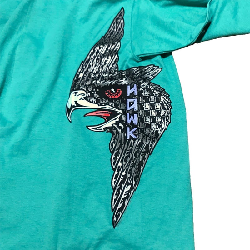 トニーホークTony hawk tシャツ サイズ L パウエル フェード 深緑
