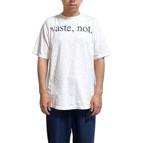 【USED】90'S MTV "waste, not." T-SHIRT