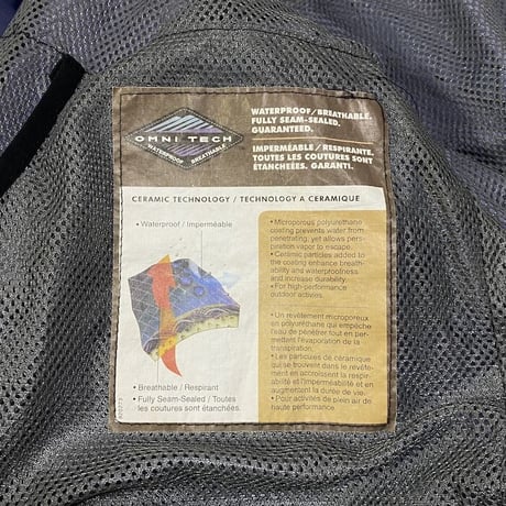 【USED】00'S COLUMBIA TITANIUM OMNI TECH MOUNTAIN JACKET