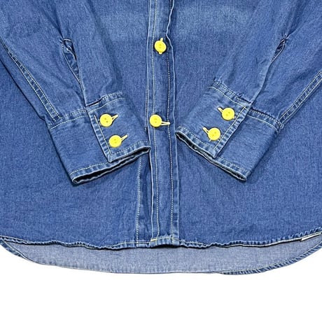 【USED】90'S OLD DIESEL CHAMBRAY SHIRT