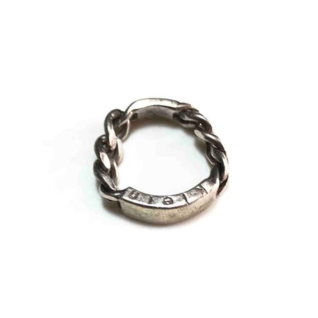 【USED】90'S CALVIN KLEIN FLAT LINK CHAIN SILVER RING
