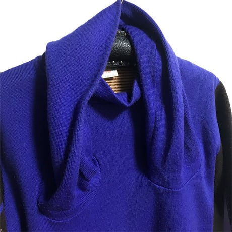 【USED】80'S  WORLDS END "SAVEGE" BOOB-TUBE SWEATER