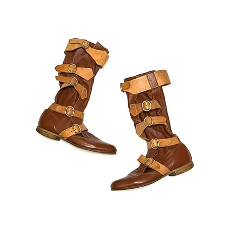 【USED】90's-00'S Vivienne Westwood PIRATES BOOTS BROWN