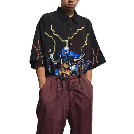 【USED】90'S OVERSIZED IRON MAIDEN ALOHA SHIRT