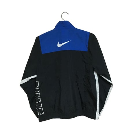 【USED】90'S NIKE NYLON JACKET BLUE×BLACK