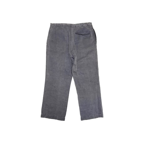 【USED】50's-60's East German Army Herringbone Work Trousers