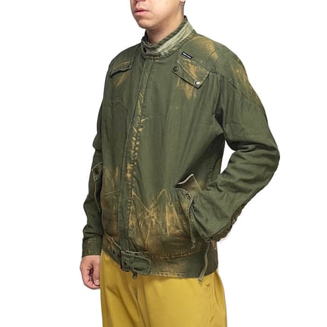 【USED】00's DOLCE & GABBANA DIRTY BIKER JACKET