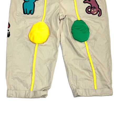 【USED】90'S HANDCRAFT & HANDPAINT OVERALLS (No.2)