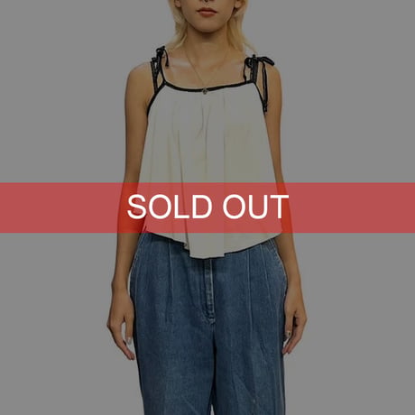 【USED】80'S UNION MADE FLARE CAMISOLE