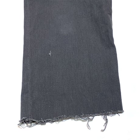 【USED】00'S DIRK SCHONBERGER CUT OFF DENIM JEANS