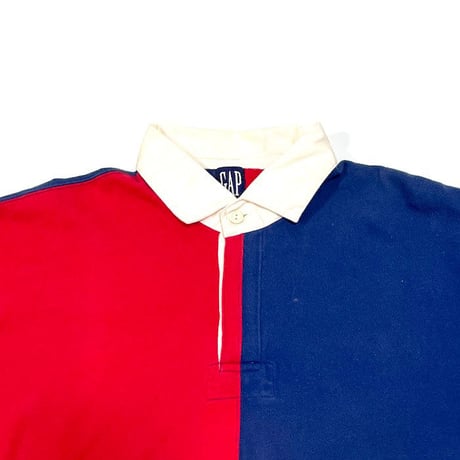 【USED】90'S OLD GAP PANEL PATTERN RUGGER SHIRTS