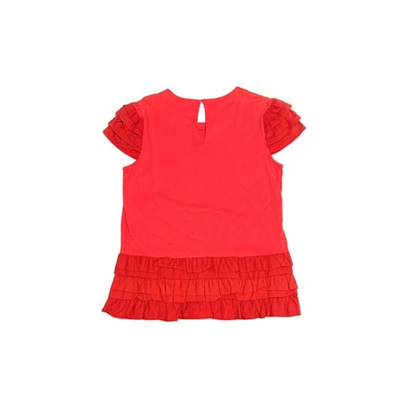 【USED】2010's miu miu Tiered Ruffle Puff Sleeve Top