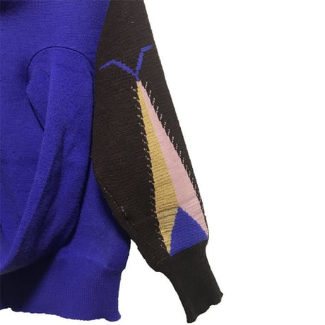 【USED】80'S  WORLDS END "SAVEGE" BOOB-TUBE SWEATER