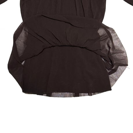 【USED】00's Jean Paul Gaultier SOLEIL Double-Layer Power Net Top