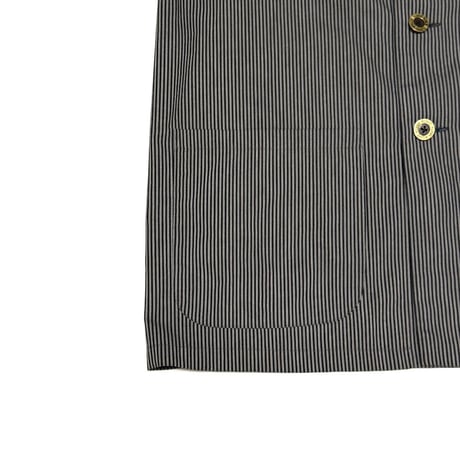 【USED】90's agnès b. homme PARIS STRIPE JACKET with BARTH BUTTON
