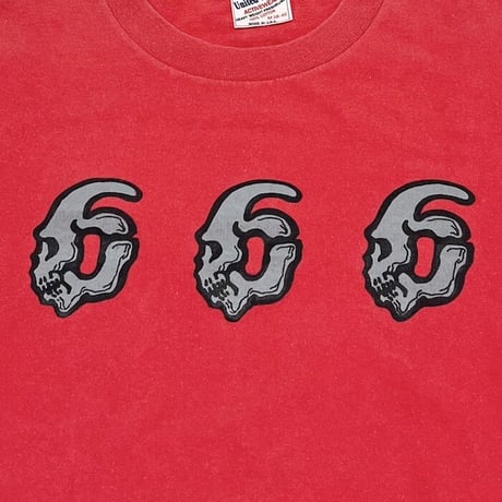 【USED】90'S SKULL 666 T-SHIRT
