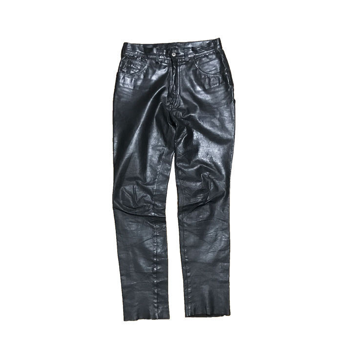 USED】70'S LET IT ROCK LEATHER TROUSERS | KONBINI