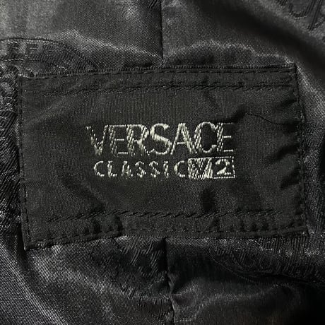 【USED】90'S VERSACE CLASSIC V2 PVC COAT