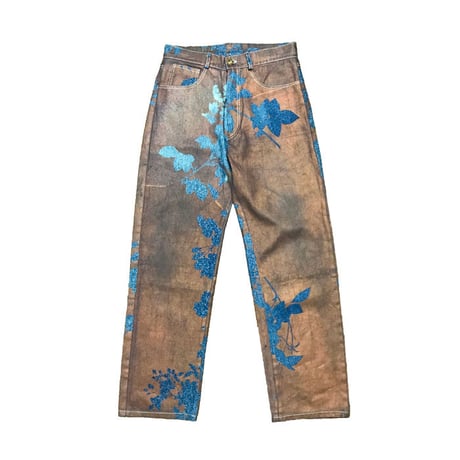 【USED】90'S VIVIENNE WESTWOOD SHADOW ROSE DENIM SUITS