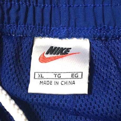 【USED】90'S NIKE NYLON PANTS SIDE SNAP BUTTON