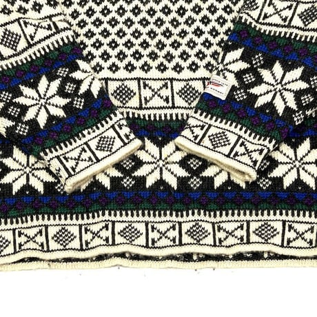 【USED】80'S DALE OF NORWAY WOOL SWEATER