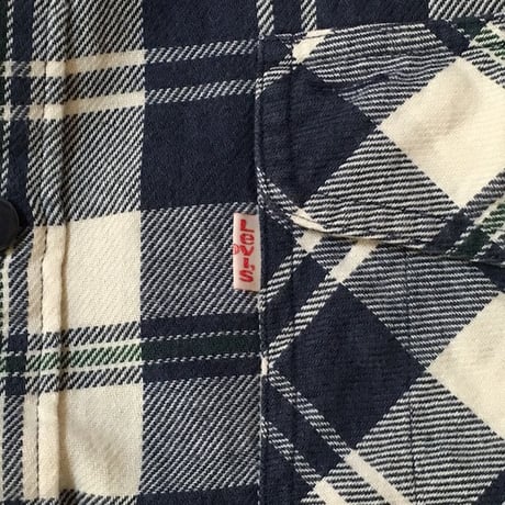 【USED】LEVI'S OVERSIZED CHECK SHIRT