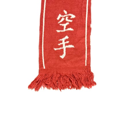 【USED】90's-00's KARATE KNIT MUFFLER