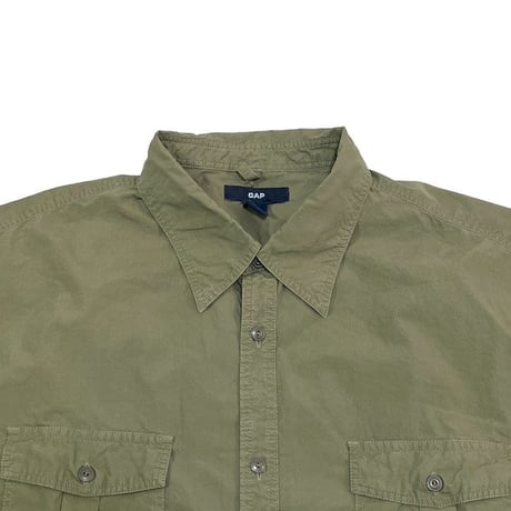 【USED】90'S-00'S OLD GAP MILITARY STYLE SHIRT
