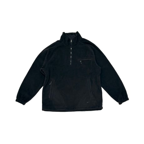 【USED】00's NIKE CHEST POCKET HALF ZIP FLEECE PULLOVER JACKET