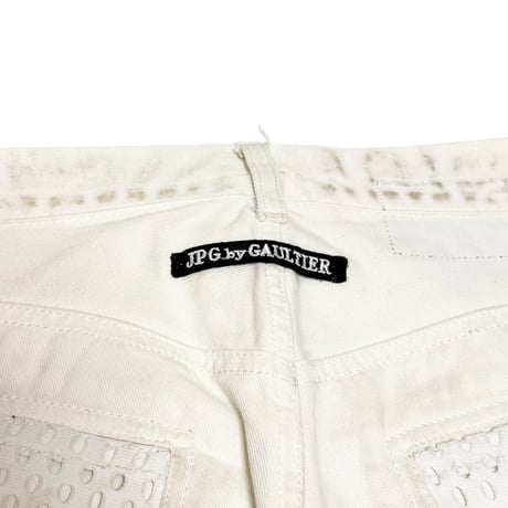 【USED】90's JPG.JEANS BY GAULTIER DESIGN PANTS WHITE