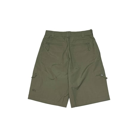 【USED】90's-00's STUSSY RIPSTOP NYLON 6-POCKET SHORTS KHAKI