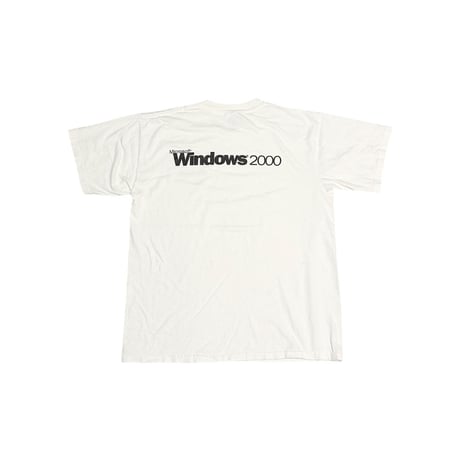 【USED】00's Microsoft Windows 2000 T-SHIRT