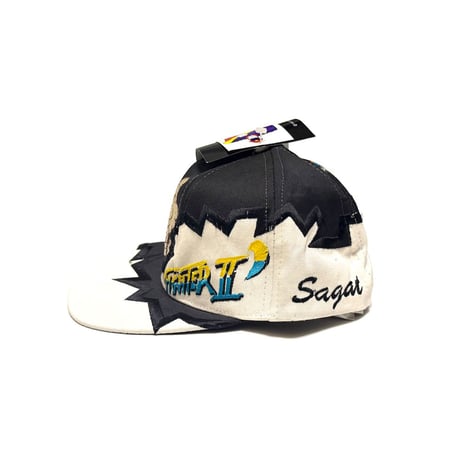 【DEAD STOCK】1996 VEGA × Street Fighter II “Sagat” Snapback Cap Made for Italy
