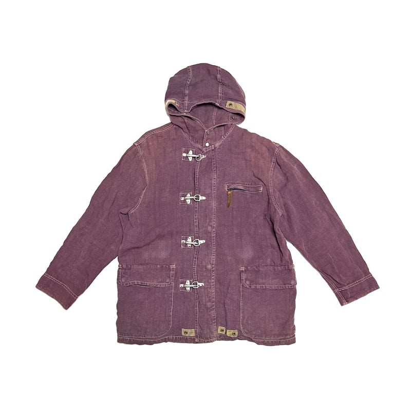 USED】90's dezert Garment Dyed Linen Fisherman