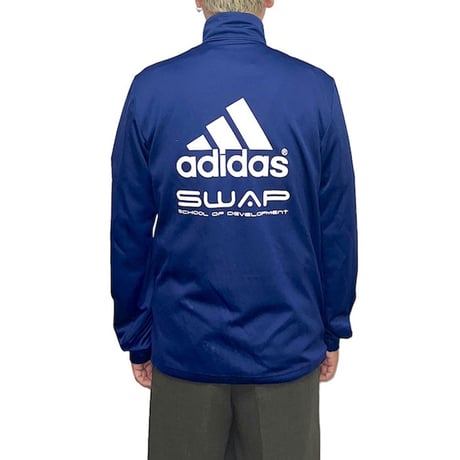 【USED】00'S adidas SWAP SCHOOL OF DEVELOPMENT PULLOVER TRACK TOP