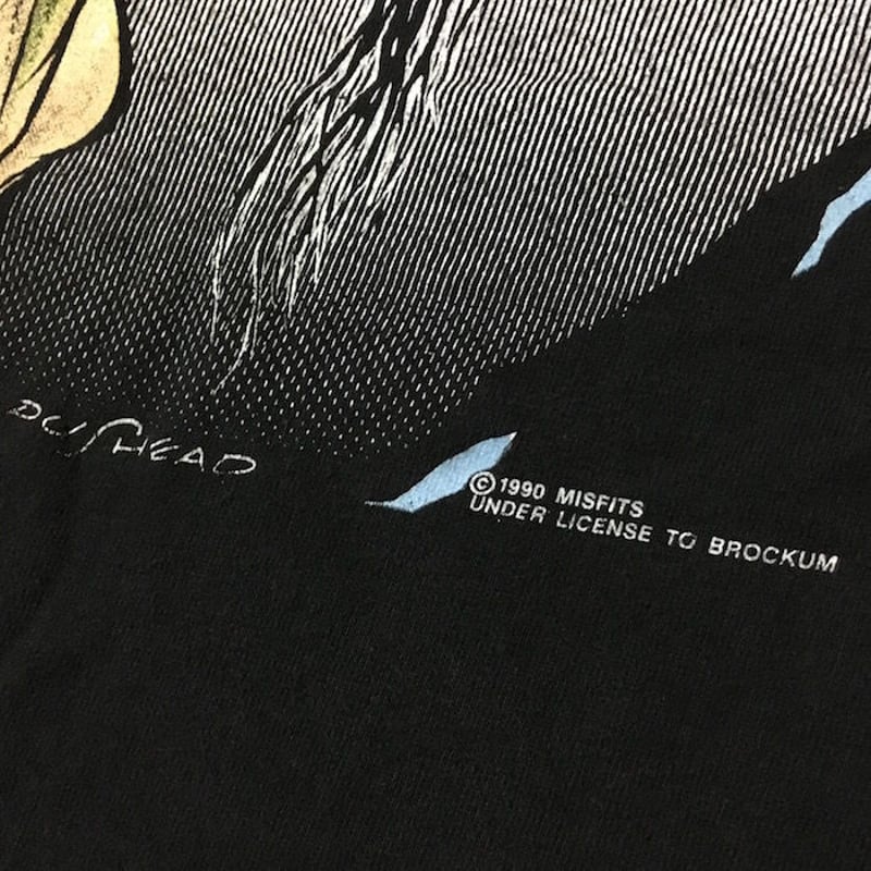 USED】90'S MISFITS × PUSHEAD T-SHIRT | KONBINI