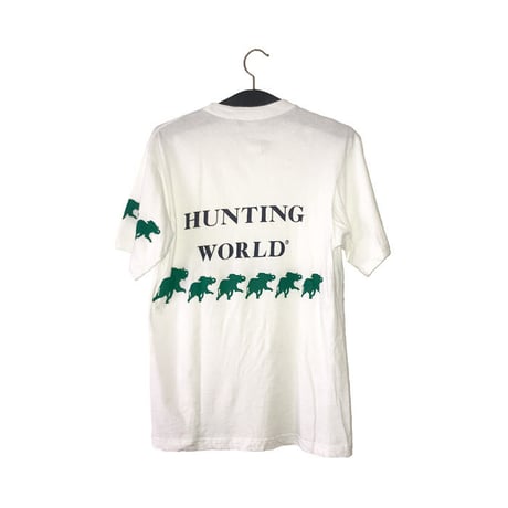 【USED】90'S HUNTING WORLD T-SHIRT