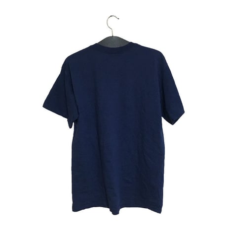 【USED】90'S ADIDAS 3-STRIPES LOGO T-SHIRT NAVY