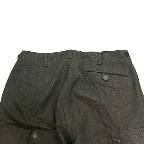 【USED】70'S SWEDISH ARMY M39 WOOL CARGO PANTS