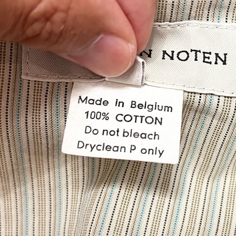 【USED】90's DRIES VAN NOTEN PEAKED LAPEL STRIPE JACKET