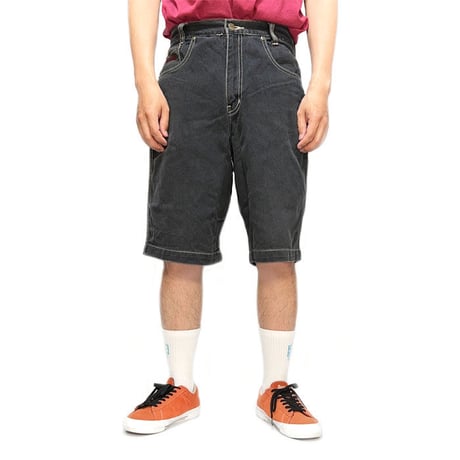 【USED】90'S-00'S VANS BLACK DENIM SHORTS