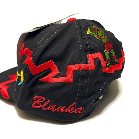 【DEAD STOCK】1996 VEGA × Street Fighter II “Blanka”② Snapback Cap Made for Italy