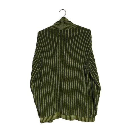 【USED】OVERSIZED HIGH NECK KNIT TOP