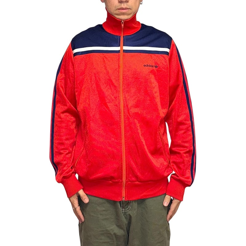 USED】70's adidas West Germany Red × Navy Track