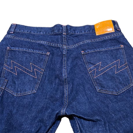 【USED】90'S W.&L.T. MECHANICAL DENIM TROUSERS