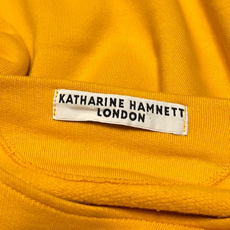 【USED】2010's KATHARINE HAMNET LONDON  OVERSIZED SWEATSHIRT