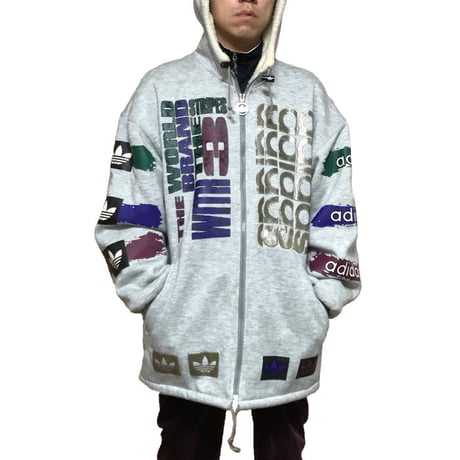 【USED】80'S-90'S ADIDAS OLD SCHOOL SWEAT BOMBER BLOUSON