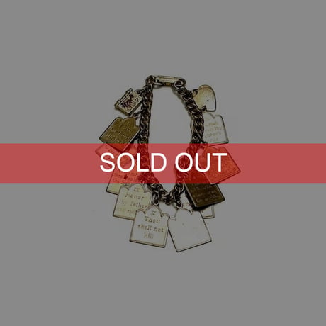 【BOOMBABA BOUTIQUE】Vintage lots of plates bracelet