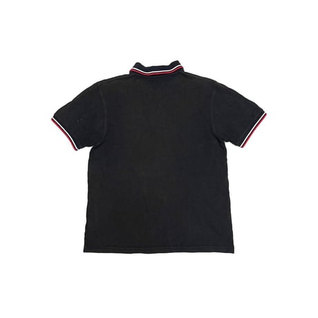 【USED】00's FRED PERRY Classic Twin Tipped Fade Black Polo Made in England