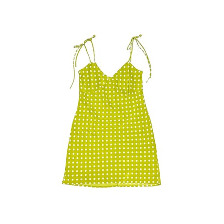 【USED】00's LEVI'S RETRO FLOWER PATTERN DRESS